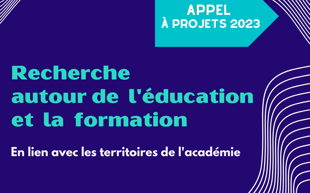 Appel à projets 2023 “Recherches autour de l’éducation et la formation”